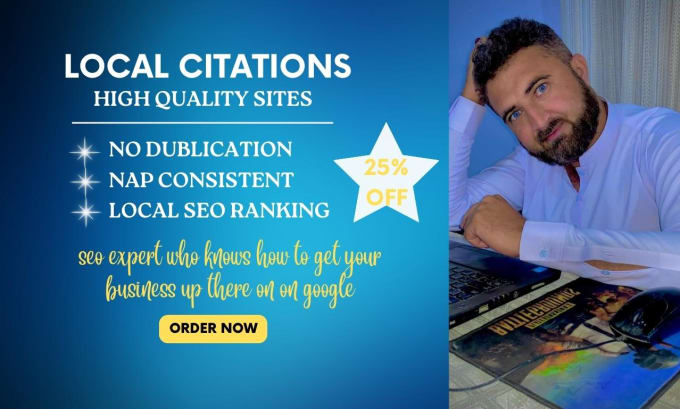 Gig Preview - Do top USA local citations and business directories for google ranking