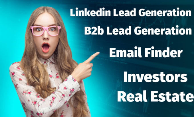 Gig Preview - Do linkedin b2b email list b2b lead generation b2b business lead contact list