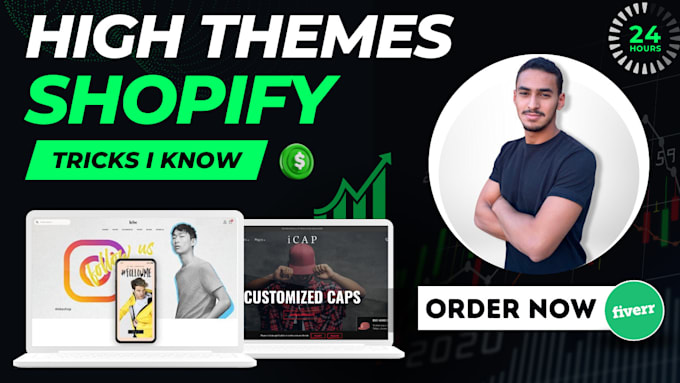 Gig Preview - Build a highly converting shopify dropshipping, website, premium theme