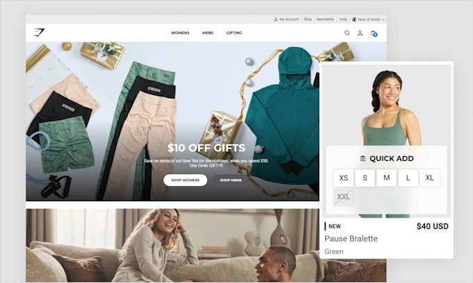 Gig Preview - Create professional shopify dropshipping store ecommerce website