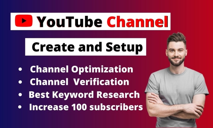 Bestseller - do youtube channel create and setup for monetization