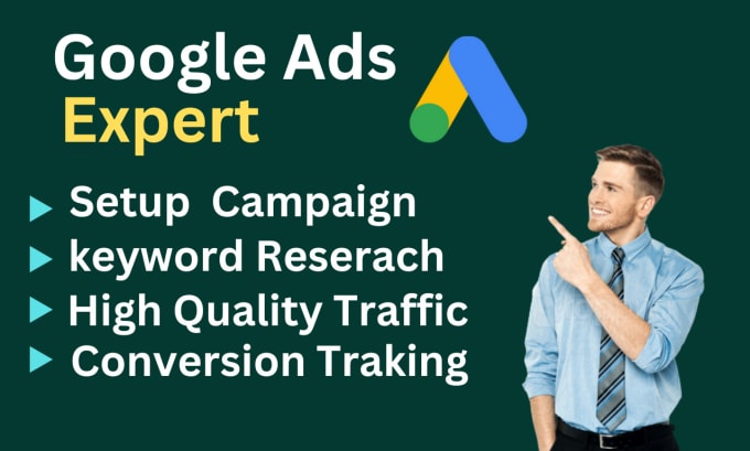 Gig Preview - Setup, manage, and optimize your google ads, adwords, PPC campaigns