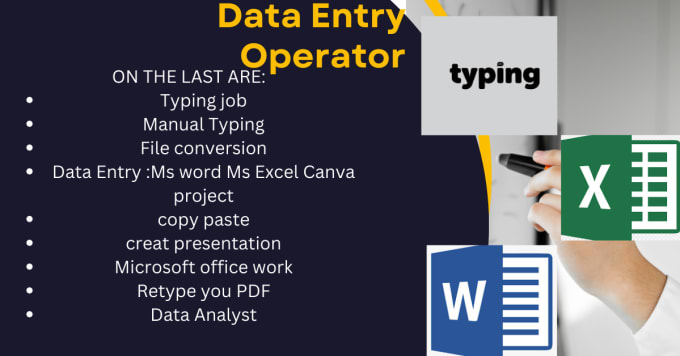 Gig Preview - Do all data related work