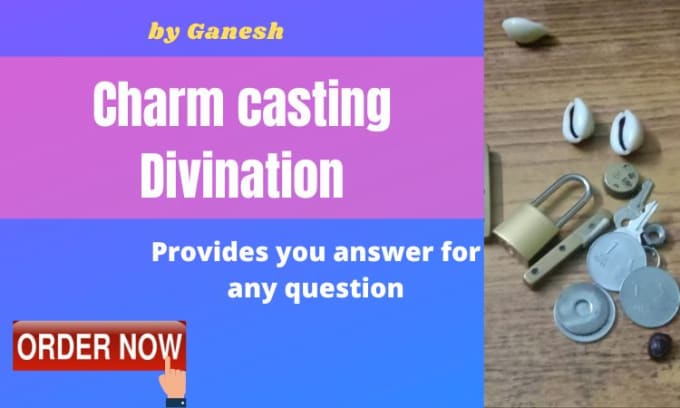 Gig Preview - Make reading for your question using charm casting divination