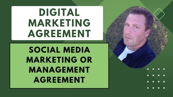 Gig Preview - Write digital marketing, social media marketing or management agreement contract