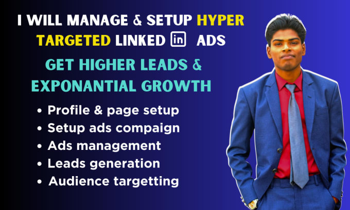 Gig Preview - Setup hyper targeted linkedin ads or campaigns