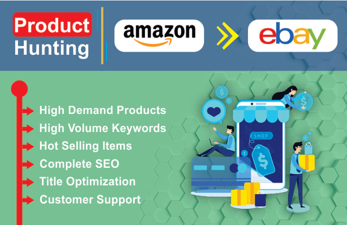 Gig Preview - Product hunting for amazon to ebay dropshipping