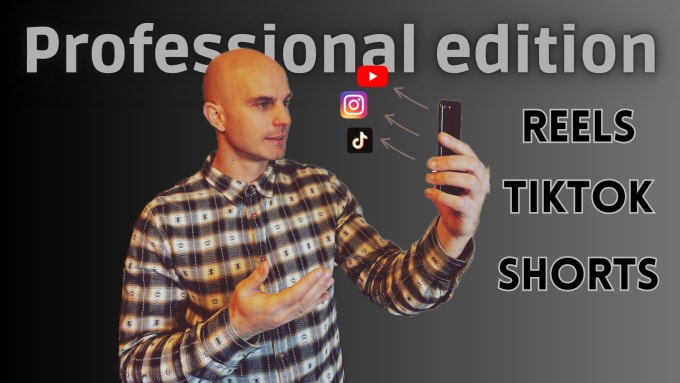 Gig Preview - Edit reels instagram, videos tiktok, short youtube