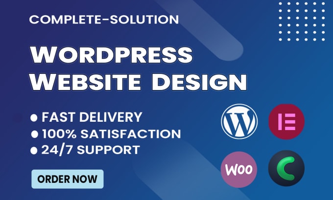 Gig Preview - Build professional responsive wordpress website design