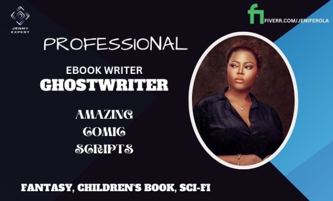 Gig Preview - Write amazon ebook romance fictionwriter or comic and children book ghostwriter