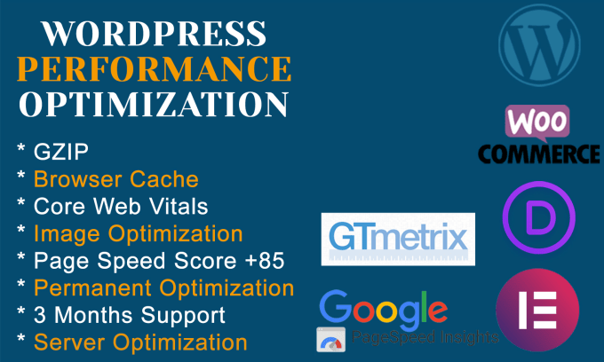 Gig Preview - Do wordpress speed optimization for google pagespeed insight