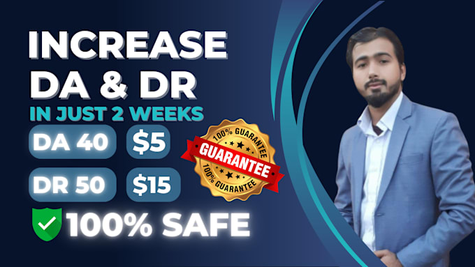 Gig Preview - Increase ahrefs domain rating and moz authority