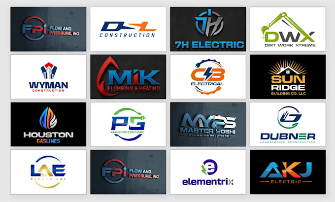 Gig Preview - Design construction, plumbing, electrical and professional logo