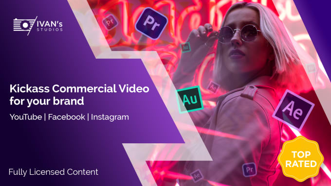 Gig Preview - Assemble a kickass commercial video ad for facebook, youtube, tiktok, instagram