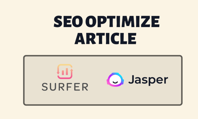 Gig Preview - Write surfer SEO optimized articles with jarvis or jasper ai