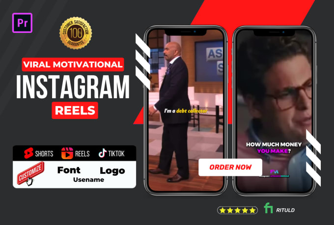 Gig Preview - Create HD motivational custom insta reels and youtube shorts