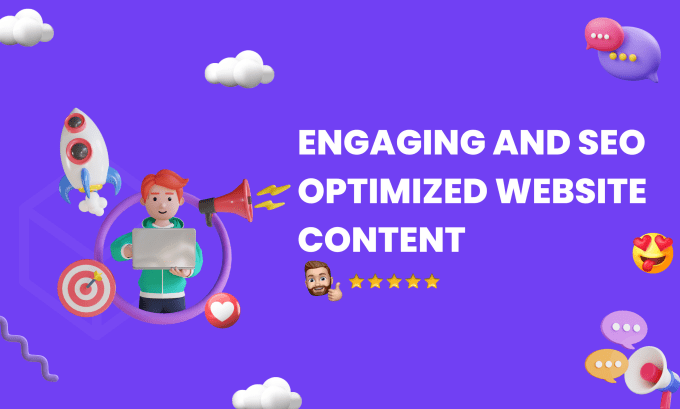 Gig Preview - Write engaging and SEO optimized website content