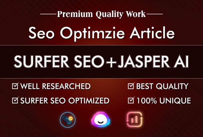 Gig Preview - Write SEO optimized article or blog post using zimmwriter and nlp optimize