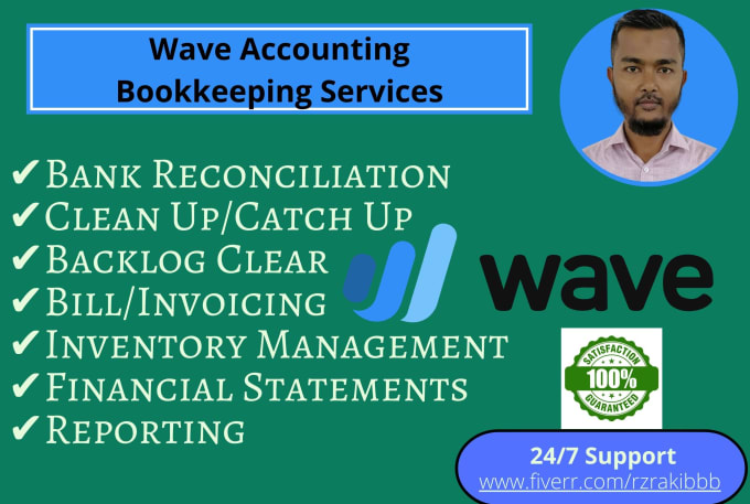 Bestseller - do accounting bookkeeping bank reconciliation in wave for USA company