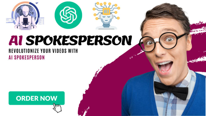 Gig Preview - Make ai spokesperson video with human avatar multilanguages