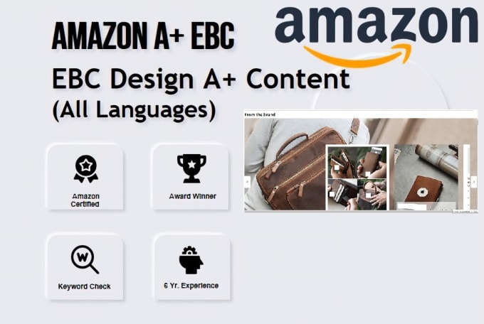 Gig Preview - Design impressive ebc amazon a plus enhanced brand content