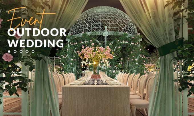 Gig Preview - Do wedding event interior design