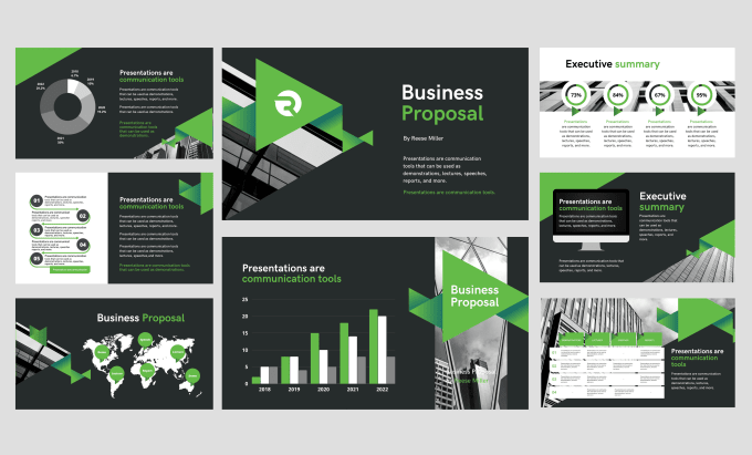 Bestseller - design modern powerpoint and canva presentations slides