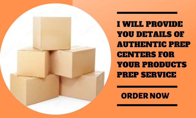 Gig Preview - Provide you prep center details for amazon product prep