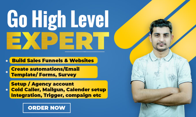 Gig Preview - Go high level website design, gohighlevel website development or landing page