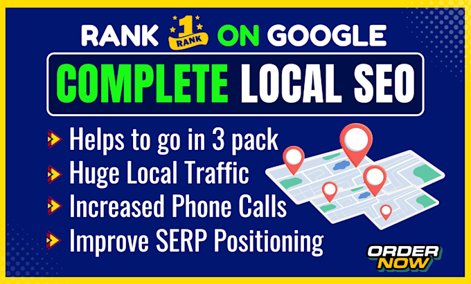 Gig Preview - Do local SEO optimization to boost your google my business ranking