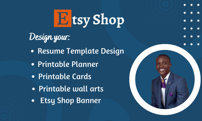 Gig Preview - Design etsy planner, etsy resume, etsy banner, etsy optimization, esty SEO