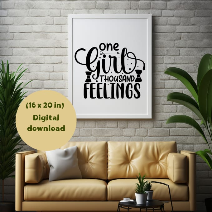 Gig Preview - Create quotes wall art designs