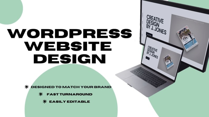 Gig Preview - Setup modern and responsive wordpress website design