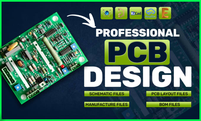 Bestseller - design pcb boards by using  kicad, proteus, altium, etc,