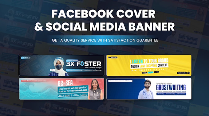 Gig Preview - Create facebook cover, linkedin banner and all social media banner