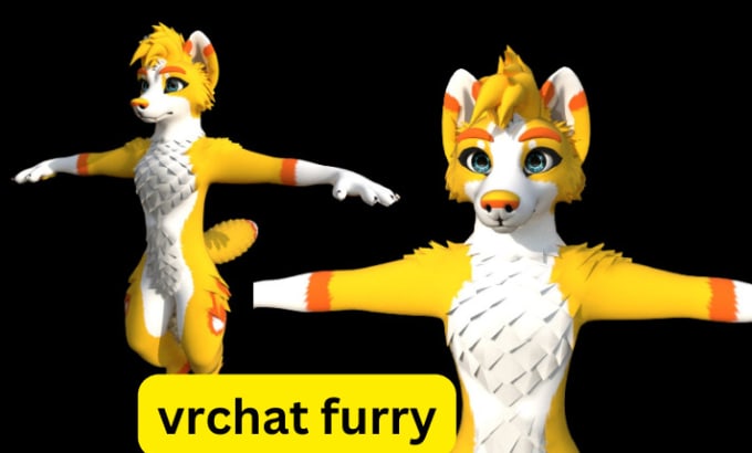 Gig Preview - Build custom vrchat avatar, furry avatar, nsfw furry, fursona specially for you