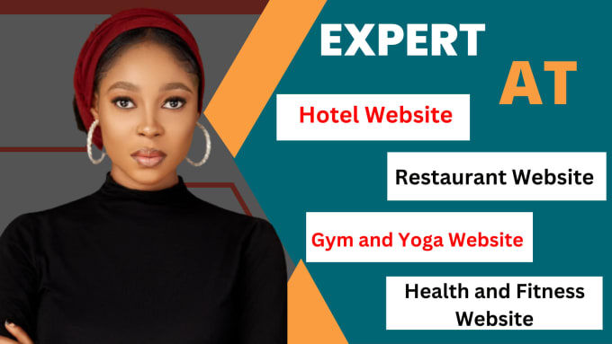 Gig Preview - Design hotel websites restaurant websites gym, yoga, fitness and health website