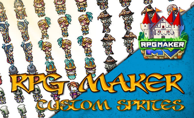 Gig Preview - Create your custom character sprite for rpg maker