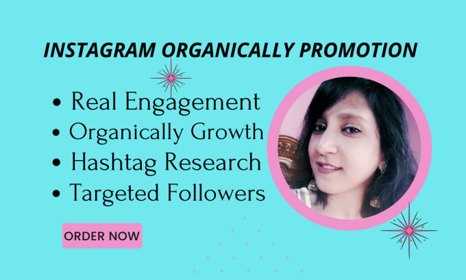 Gig Preview - Do fast organically grow your instagram promotion