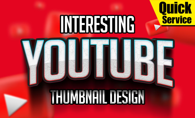 Gig Preview - Create an interesting youtube thumbnail design