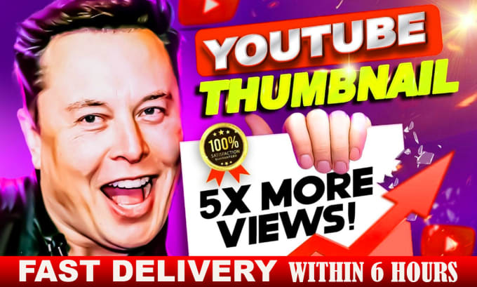 Gig Preview - Design attractive eye catchy clickbait youtube thumbnail design