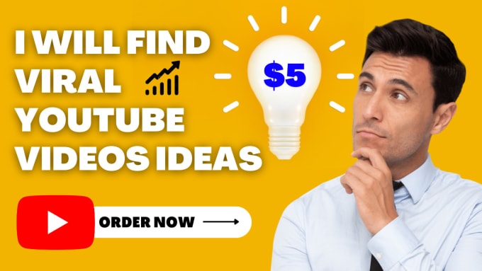 Gig Preview - Find viral and trendy youtube content ideas