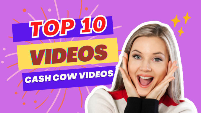 Bestseller - create professional top 10 youtube or cash cow videos