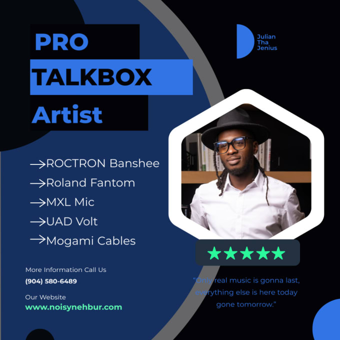 Gig Preview - Record classic talkbox on any of your songs