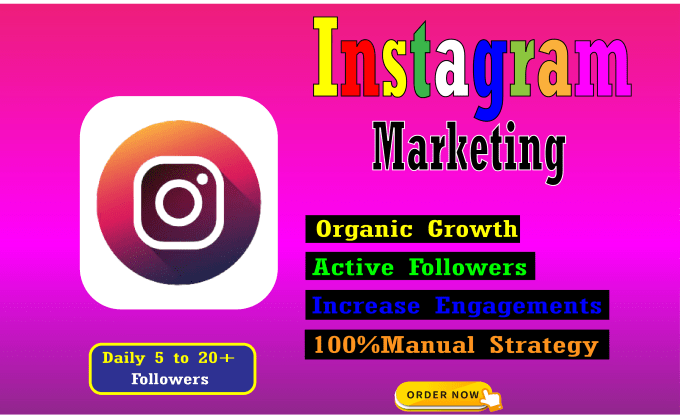 Gig Preview - Do instagram promotion or marketing for organically growth your page