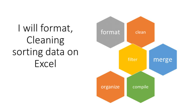 Gig Preview - Do clean up, format, sorting, merging data on excel file