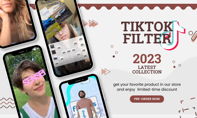 Gig Preview - Create trendy tiktok filter for you with effect house