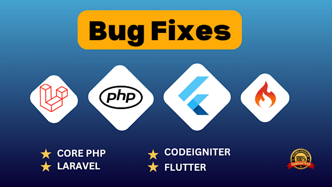 Gig Preview - Fix web application, software and flutter app bug