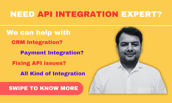 Gig Preview - Integrate any API services to your website or script