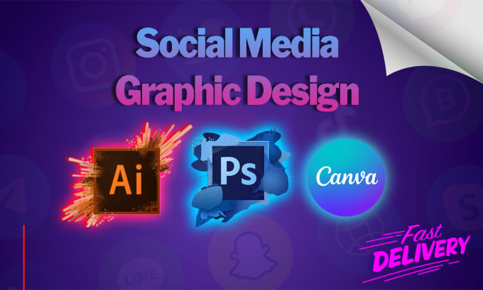 Gig Preview - Design graphics for your social media